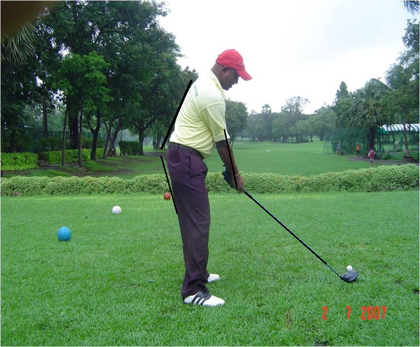 posture in golf, golf posture